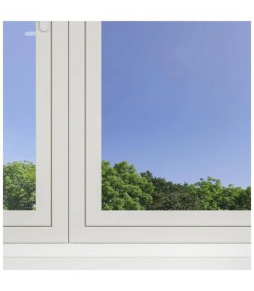vidaXL Solar Films 3 pcs Static Reflective Effect Silver PVC