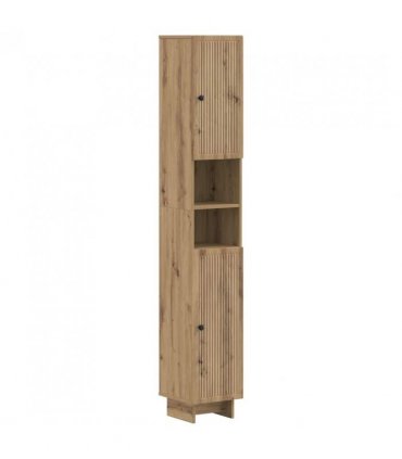 vidaXL 3 Piece Bathroom Cabinet Set EDE Artisan Oak Engineered Wood