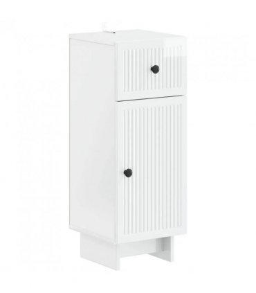 vidaXL 4 Piece Bathroom Cabinet Set EDE High Gloss White