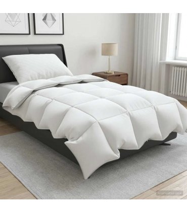 vidaXL 90% Goose Down Duvet Set FULDA 2 pcs 137 x 200 cm All Seasons