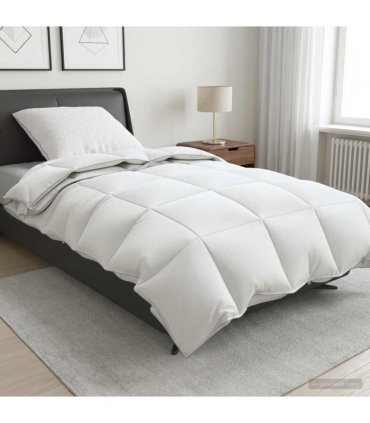 vidaXL 90% Goose Down Duvet Set FULDA 2 pcs 137 x 200 cm All Seasons