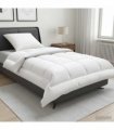 vidaXL Duvet and Pillow Set 2 pcs 152x203 cm Summer 140 GSM Wool White