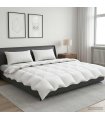 vidaXL 90% Goose Down Duvet Set FULDA 3 pcs 220 x 240 cm All Seasons