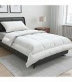 vidaXL Duvet and Pillow Set 2 pcs 137x200 cm Summer 200 GSM Wool White