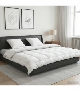 vidaXL Duvet and Pillow Set 3 pcs 200x220 cm 4 Seasons 350 GSM Wool