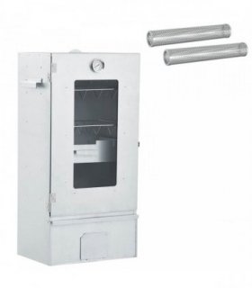 vidaXL Cold Smoker with Smoker Tube 44.5 x 29 x 83 cm Galvanised steel