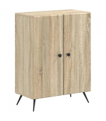 vidaXL 2 Piece Bathroom Cabinet Set BREDA Sonoma Oak Engineered Wood