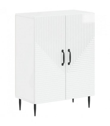 vidaXL 3 Piece Bathroom Cabinet Set HAARLEM High Gloss White