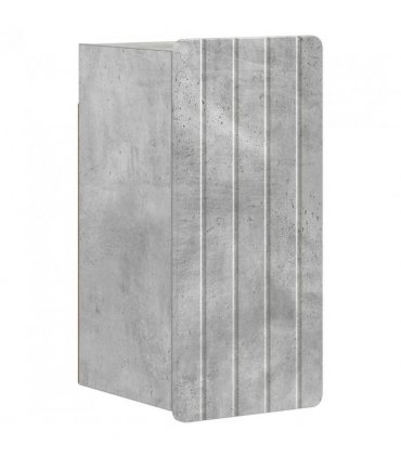 vidaXL 4 Piece Bathroom Cabinet Set ZWOLLE Concrete Grey