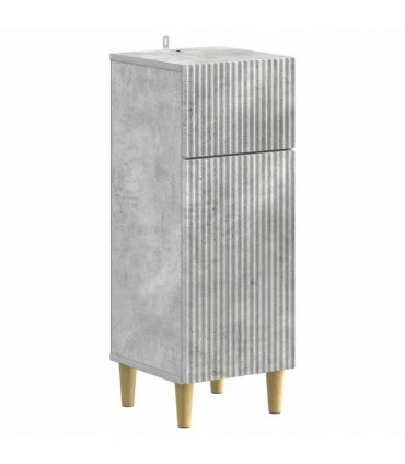 vidaXL 2 Piece Bathroom Cabinet Set ARNHEM Concrete Grey