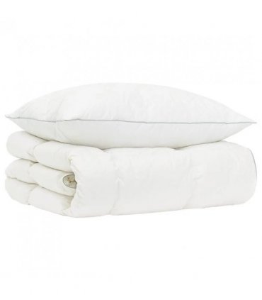 vidaXL 90% Goose Down Duvet Set FULDA 2 pcs 150 x 200 cm All Seasons