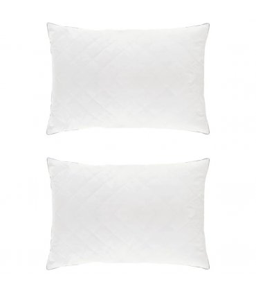 vidaXL 90% Goose Down Duvet Set FULDA 3 pcs 135 x 220 cm Winter White