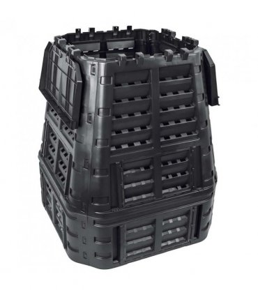 vidaXL Garden Composter Black 93.3x93.3x113 cm 740 L