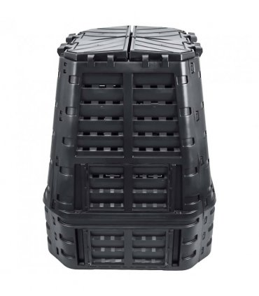vidaXL Garden Composter Black 93.3x93.3x113 cm 740 L
