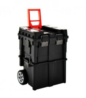 vidaXL Tool Organiser Trolley with Handle 45x36x90 cm