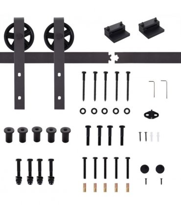 Sliding Door Rail Barn Door Kit Single Wooden 6FT /1830mm