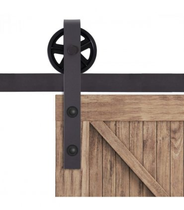 Sliding Door Rail Barn Door Kit Single Wooden 6FT /1830mm