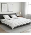 vidaXL 90% Goose Down Duvet Set FULDA 3 pcs 200 x 220 cm All Seasons