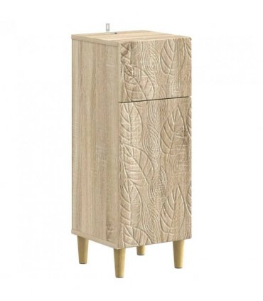 vidaXL 3 Piece Bathroom Cabinet Set DELFT Sonoma Oak Engineered Wood