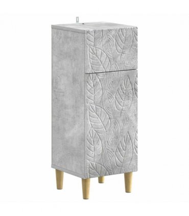 vidaXL 2 Piece Bathroom Cabinet Set DELFT Concrete Grey