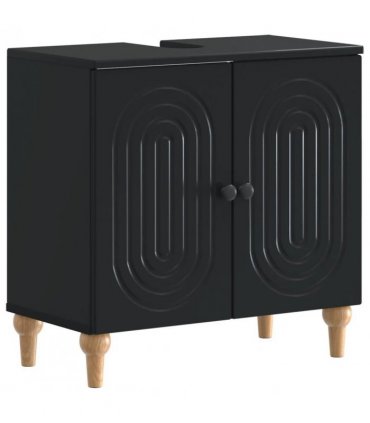 vidaXL 3 Piece Bathroom Cabinet Set ALKMAAR Engineered Wood