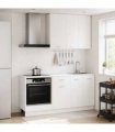 vidaXL Kitchen Unit LYON 5 pcs White Engineered Wood
