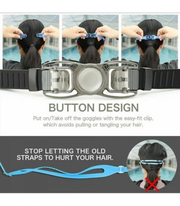 Adjustable Anti Fog Swimming Goggles Ultra-clear Vision For Men Women Adult Kids