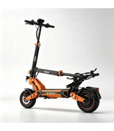 RCB D7 Foldable Electric Scooter, 20.8Ah,500W Commuter E-Scooter, 25KM/H Speed Limit, 10" Vacuum Tyres, Dual Disc Brakeses