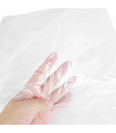 25M Heavy Duty Clear Polythene Sheet Roll Plastic Sheeting Greenhouse Cover