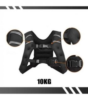 10 Kg Adjustable Weighted Running Vest Gym Fitness Sports Training Weight Loss