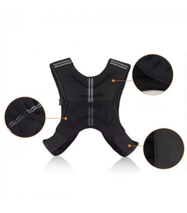 10 Kg Adjustable Weighted Running Vest Gym Fitness Sports Training Weight Loss