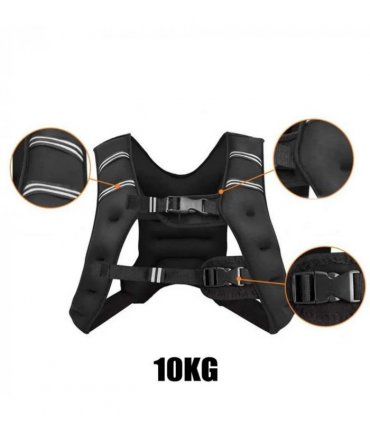 10 Kg Adjustable Weighted Running Vest Gym Fitness Sports Training Weight Loss