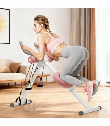 Ab Machine Abdominal Exercise Cruncher Trainer Body Shaper Gym Equipment Trainer