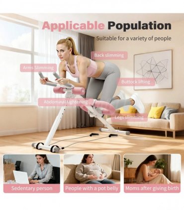 Ab Machine Abdominal Exercise Cruncher Trainer Body Shaper Gym Equipment Trainer