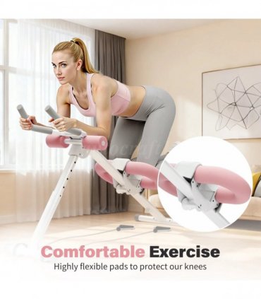 Ab Machine Abdominal Exercise Cruncher Trainer Body Shaper Gym Equipment Trainer