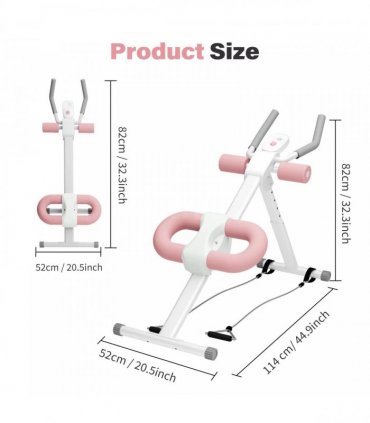 Ab Machine Abdominal Exercise Cruncher Trainer Body Shaper Gym Equipment Trainer