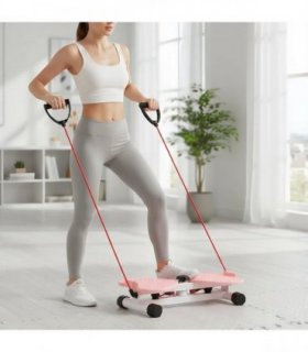 Twisting Waist Disc Waist Twist Board Machine Abdomen Exercise Balancing Board-pink