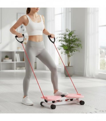 Twisting Waist Disc Waist Twist Board Machine Abdomen Exercise Balancing Board-pink