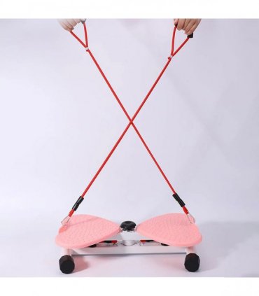 Twisting Waist Disc Waist Twist Board Machine Abdomen Exercise Balancing Board-pink