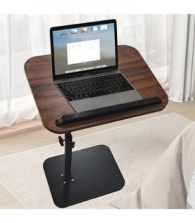 C-Shaped Adjustable Flip Tabletop Sofa Side End Table Coffee Laptop Table Room