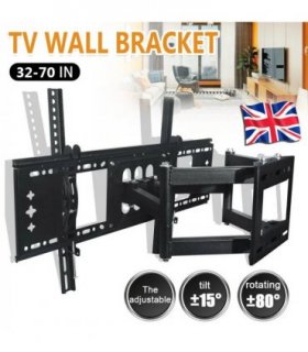 TV Wall Bracket Mount Tilt Swivel Samsung LG Toshiba 32 40 43 50 55 65 80 Inch