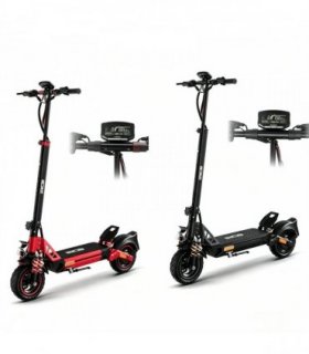 RCB D5 Foldable Electric Scooter, 27Ah,500W Commuter E-Scooter, 25KM/H Speed Limit, Front & Rear Suspension, 10 Inch Tyres