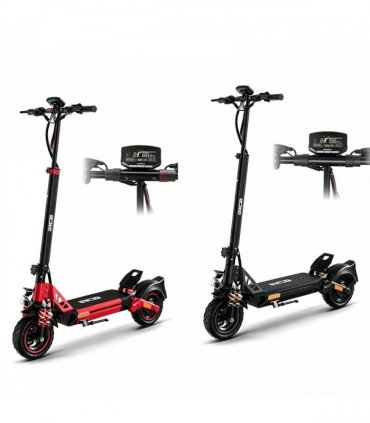 RCB D5 Foldable Electric Scooter, 27Ah,500W Commuter E-Scooter, 25KM/H Speed Limit, Front & Rear Suspension, 10 Inch Tyres