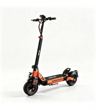 RCB D5 Foldable Electric Scooter, 27Ah,500W Commuter E-Scooter, 25KM/H Speed Limit, Front & Rear Suspension, 10 Inch Tyres