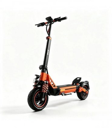 RCB D5 Foldable Electric Scooter, 27Ah,500W Commuter E-Scooter, 25KM/H Speed Limit, Front & Rear Suspension, 10 Inch Tyres