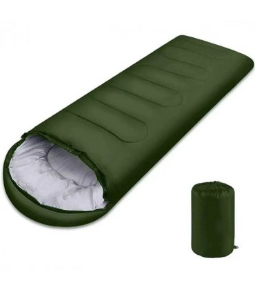 3-4 SEASON SINGLE SLEEPING BAGS CAMPING RECTANGULAR ENVELOPE ZIP UP KIDS ADULT-Blue