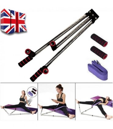 3 Bar Leg Stretcher 9 Hole Adjustable Leg Split Stretching Training Machine