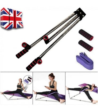 3 Bar Leg Stretcher 9 Hole Adjustable Leg Split Stretching Training Machine