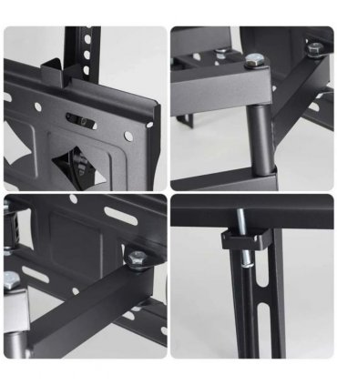 Full Motion TV Wall Mount Bracket 32-75" Tilt Swivel VESA 600x400mm
