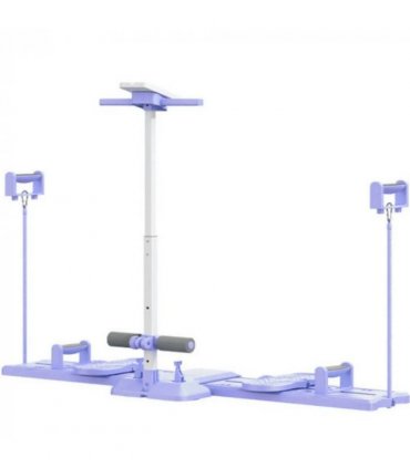 5in1 Folding Hip Leg Exerciser Ski Practice Machine W/ Timer and Tension Rope